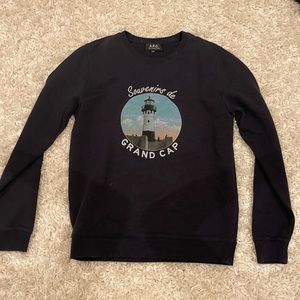 APC Navy Sweatshirt XS